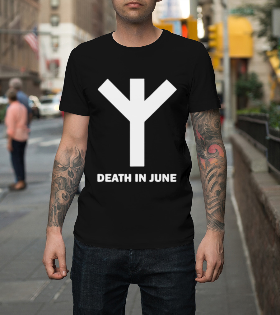 Death In June Neofolk Symbol Douglas Pearce T-Shirt