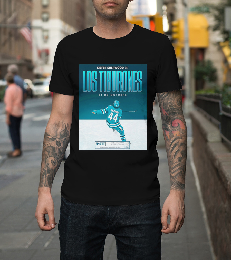 Kiefer Sherwood En Los Tiburones 31 De Octubre V OTT Nueva Calaverita De Azúcar Incluida T-Shirt