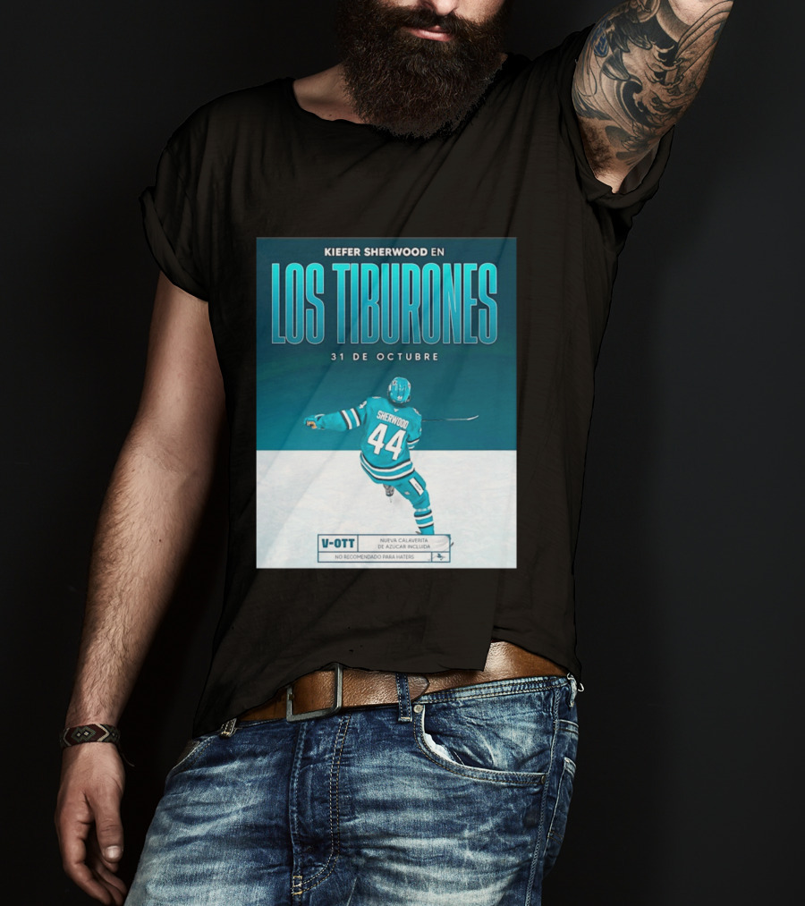 Kiefer Sherwood En Los Tiburones 31 De Octubre V OTT Nueva Calaverita De Azúcar Incluida T-Shirt