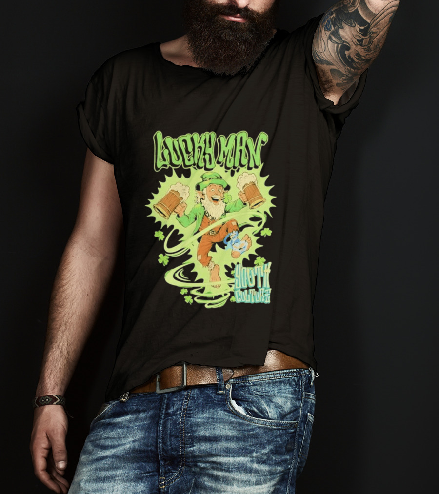 Lucky Man Leprechaun Youth Culture More Than Movement St Patricks Day T-Shirt