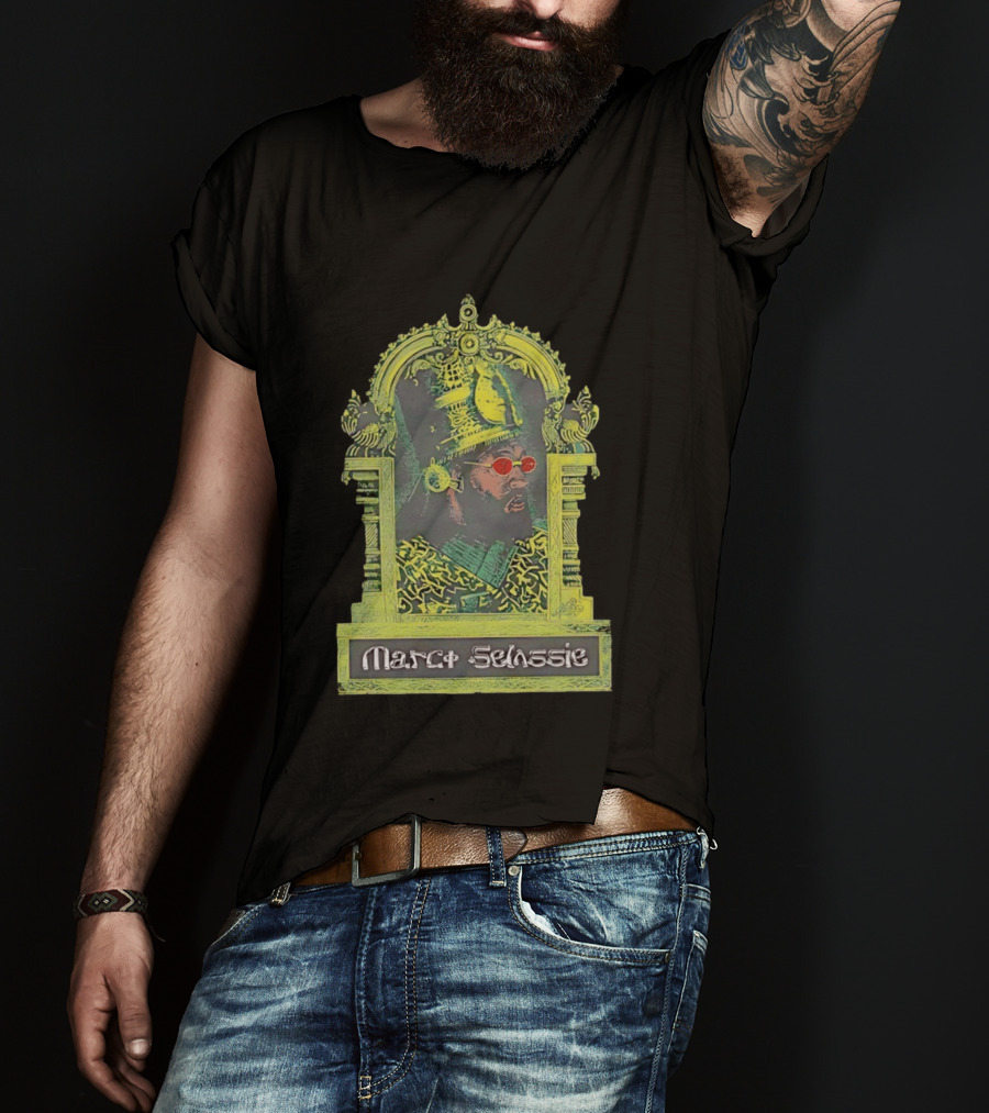 Marcf Selassie Bootleg Rap Ornate T-Shirt
