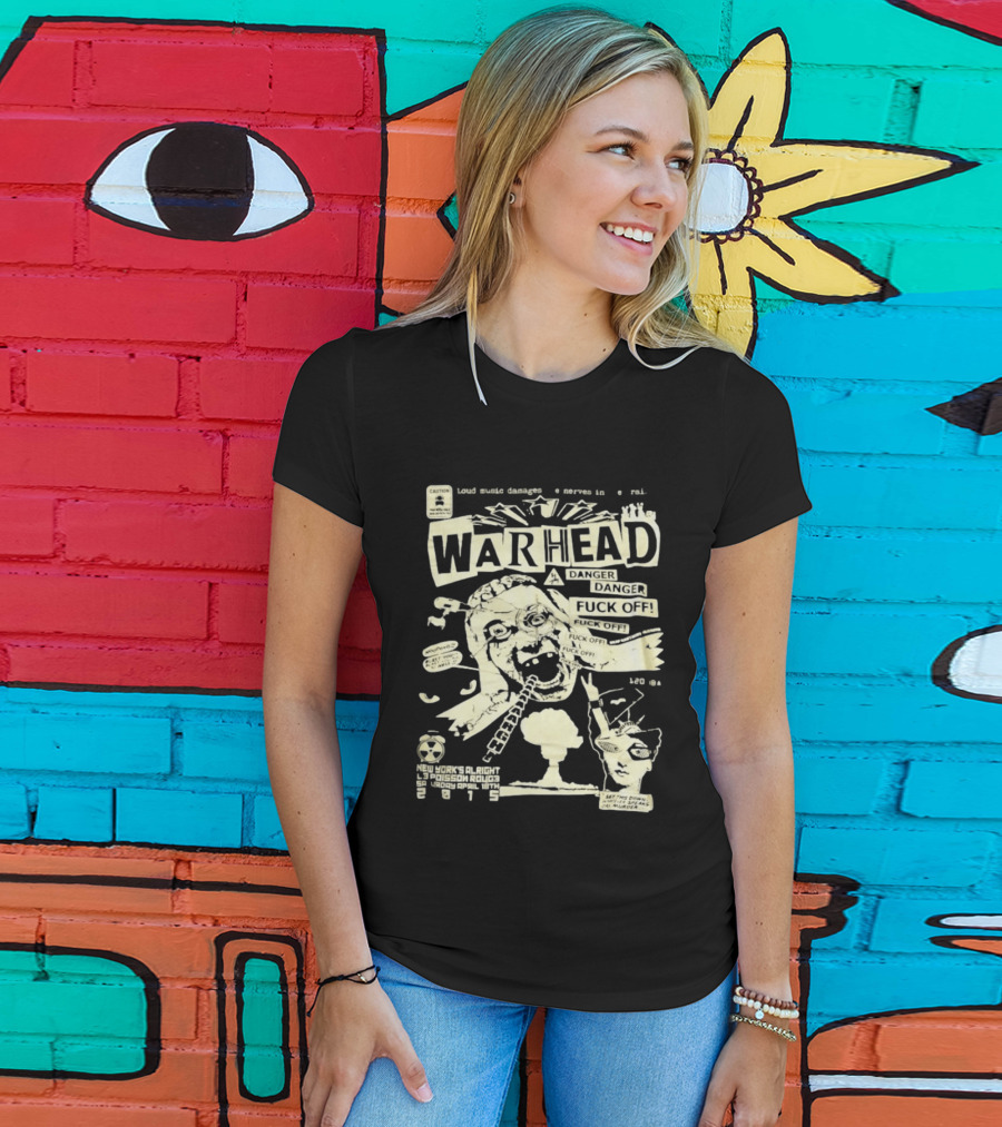Warhead New York's Alright Crossboro Bridge Hardcore Distressed Danger T-Shirt