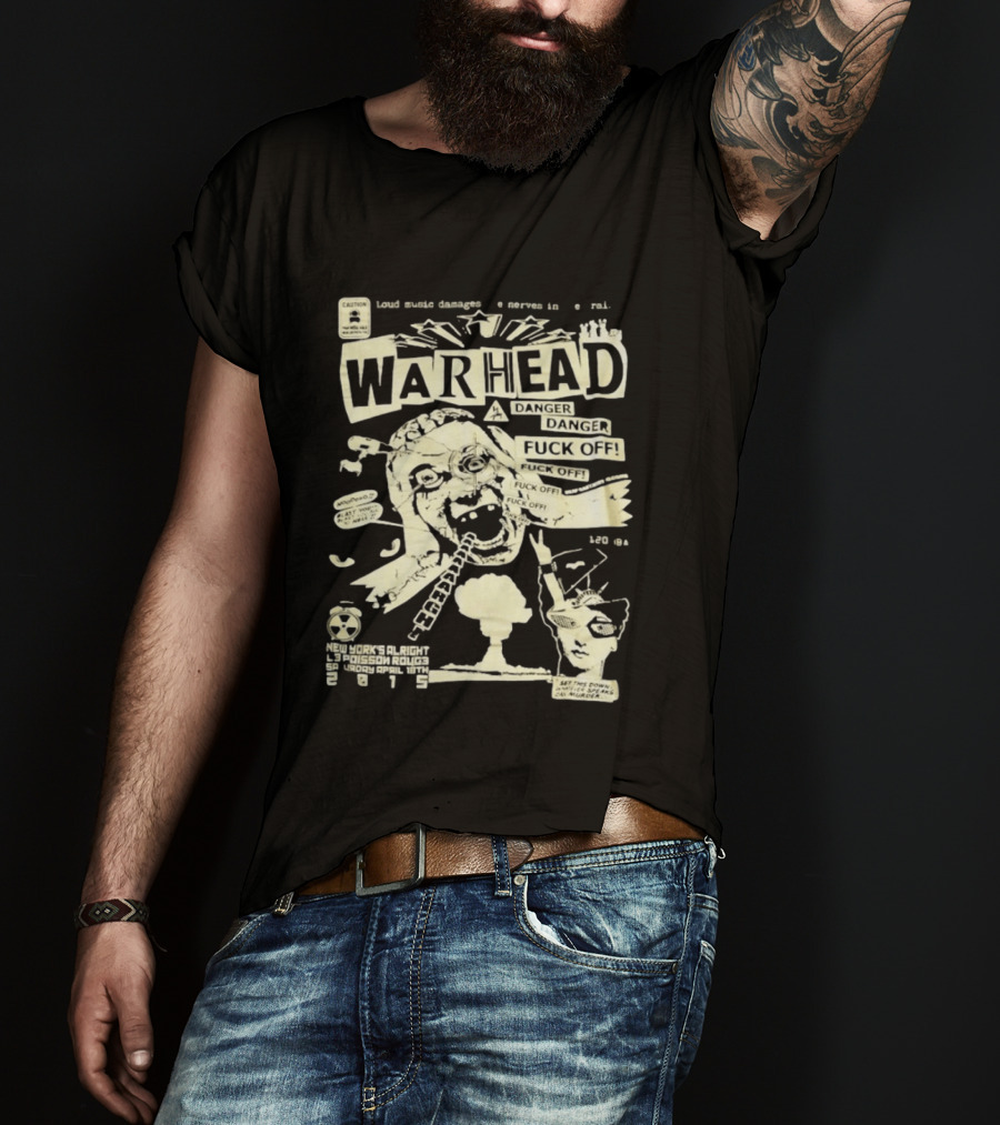 Warhead New York's Alright Crossboro Bridge Hardcore Distressed Danger T-Shirt