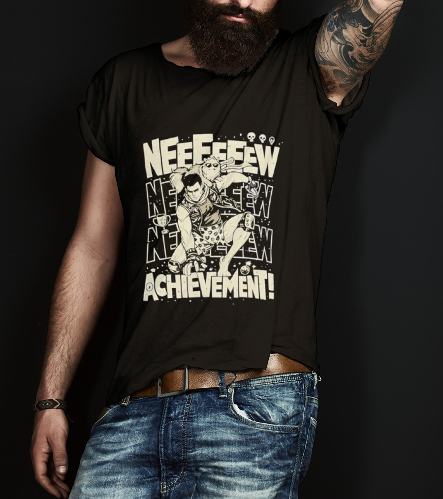 NEEEEW NEEEW NEEEW NEEEW ACHIEVEMENT Gaming Video Game Gamer T-Shirt