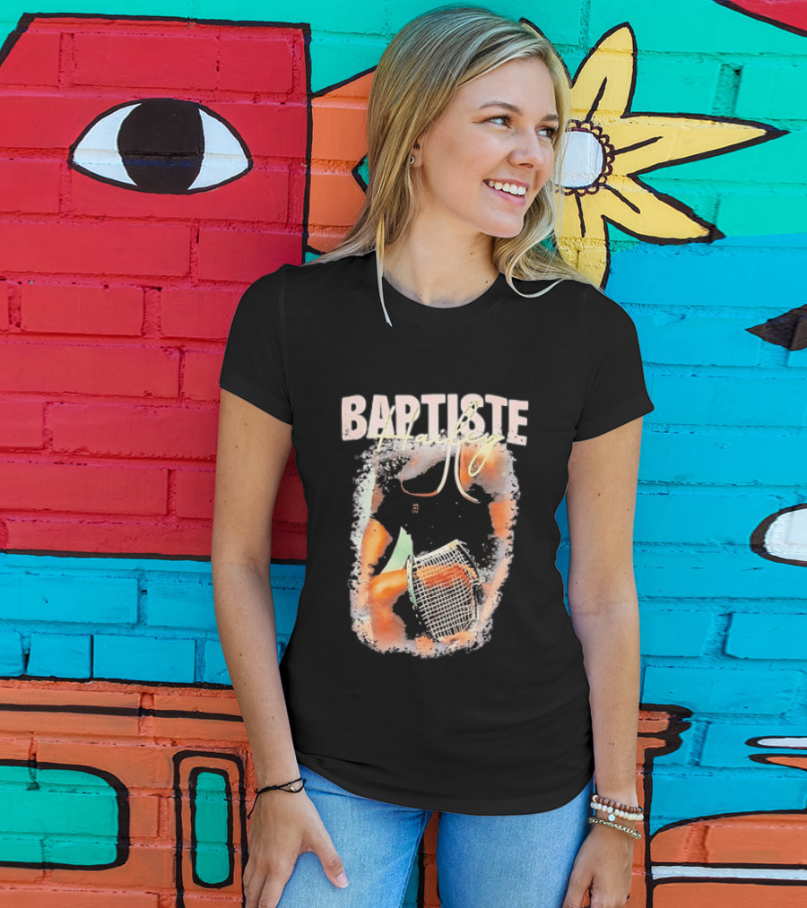 Baptiste Hailey Tennis Player With Racket T-Shirt