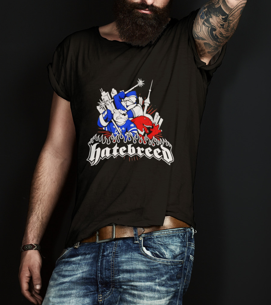 Hatebreed Toronto Maple Leafs Raptors CN Tower Hardcore Mashup T-Shirt