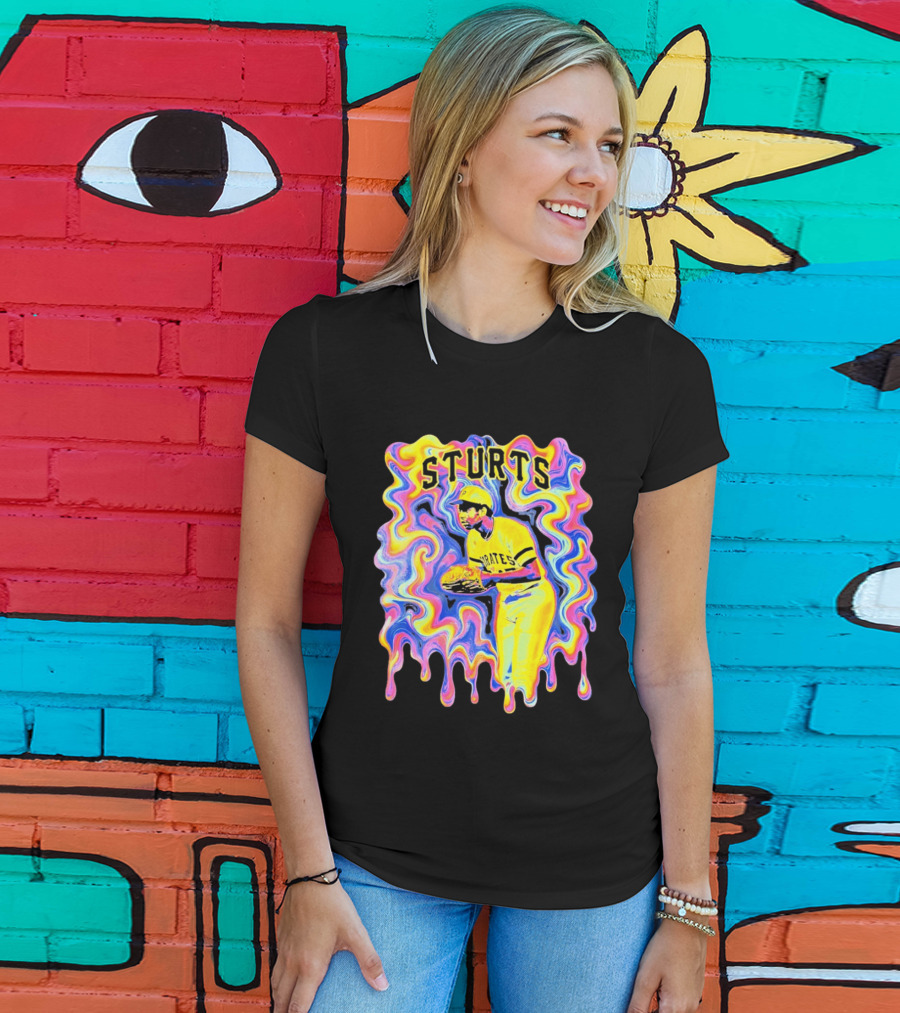 Sturts Willie Stargell Pittsburgh Pirates Psychedelic T-Shirt