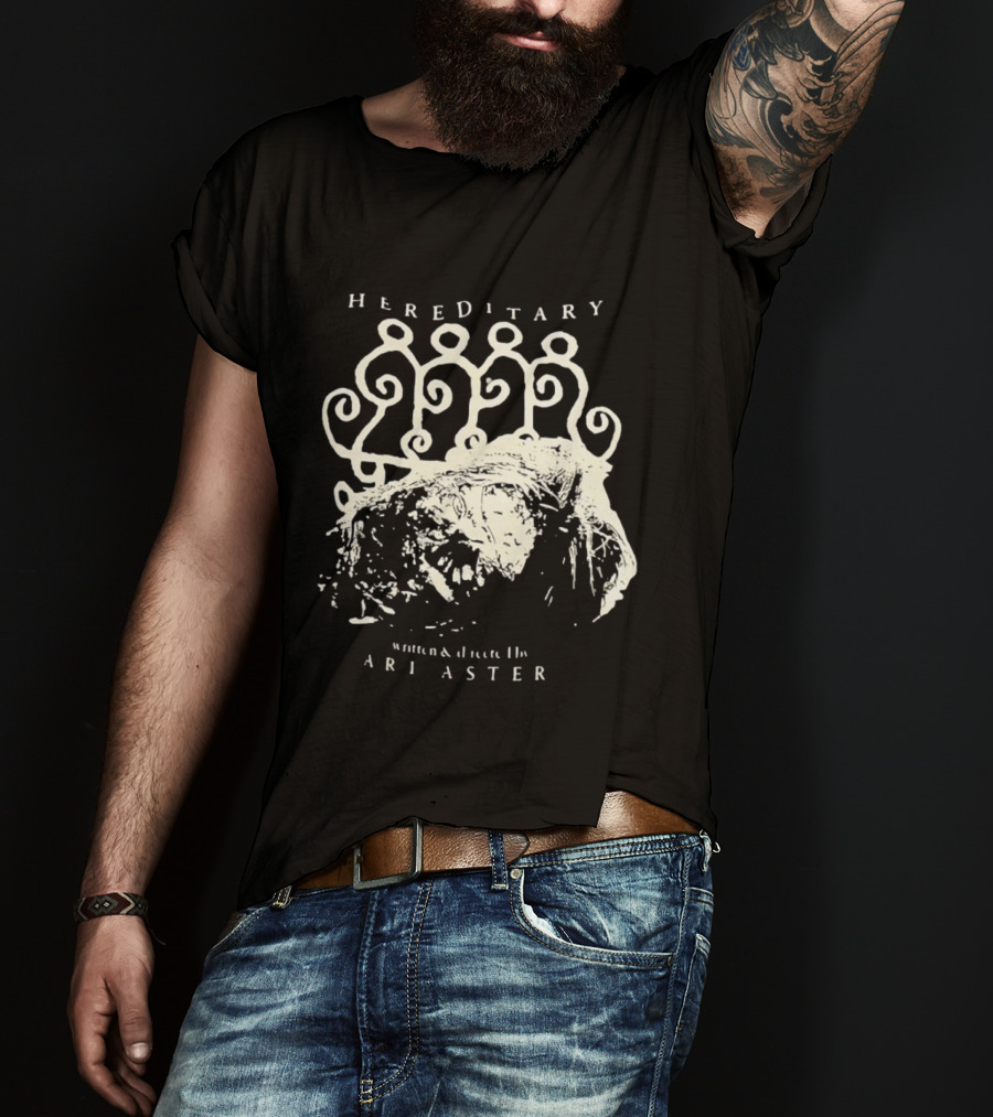 Hereditary Written And Directed By Ari Aster Spiral T-Shirt