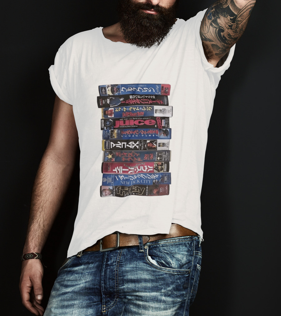 Friday Malcolm X Boyz N The Hood Juice Do The Right Thing New Jack City VHS Collection T-Shirt