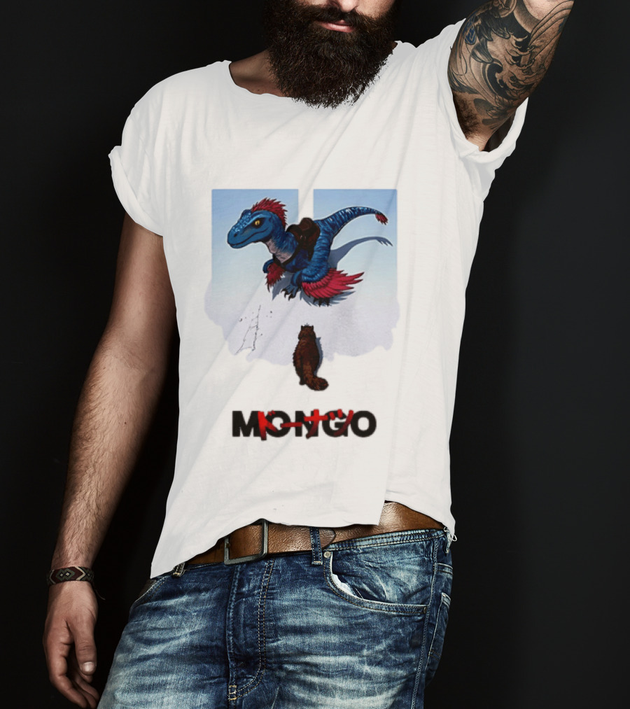 Mongo Raptor Cat Donatsu By U Mashermello Dinosaur T-Shirt