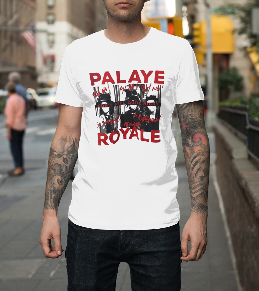 Palaye Royale Don't Feel Quite Right Oh No So Unsatisfied Misunderstood Mediocre T-Shirt