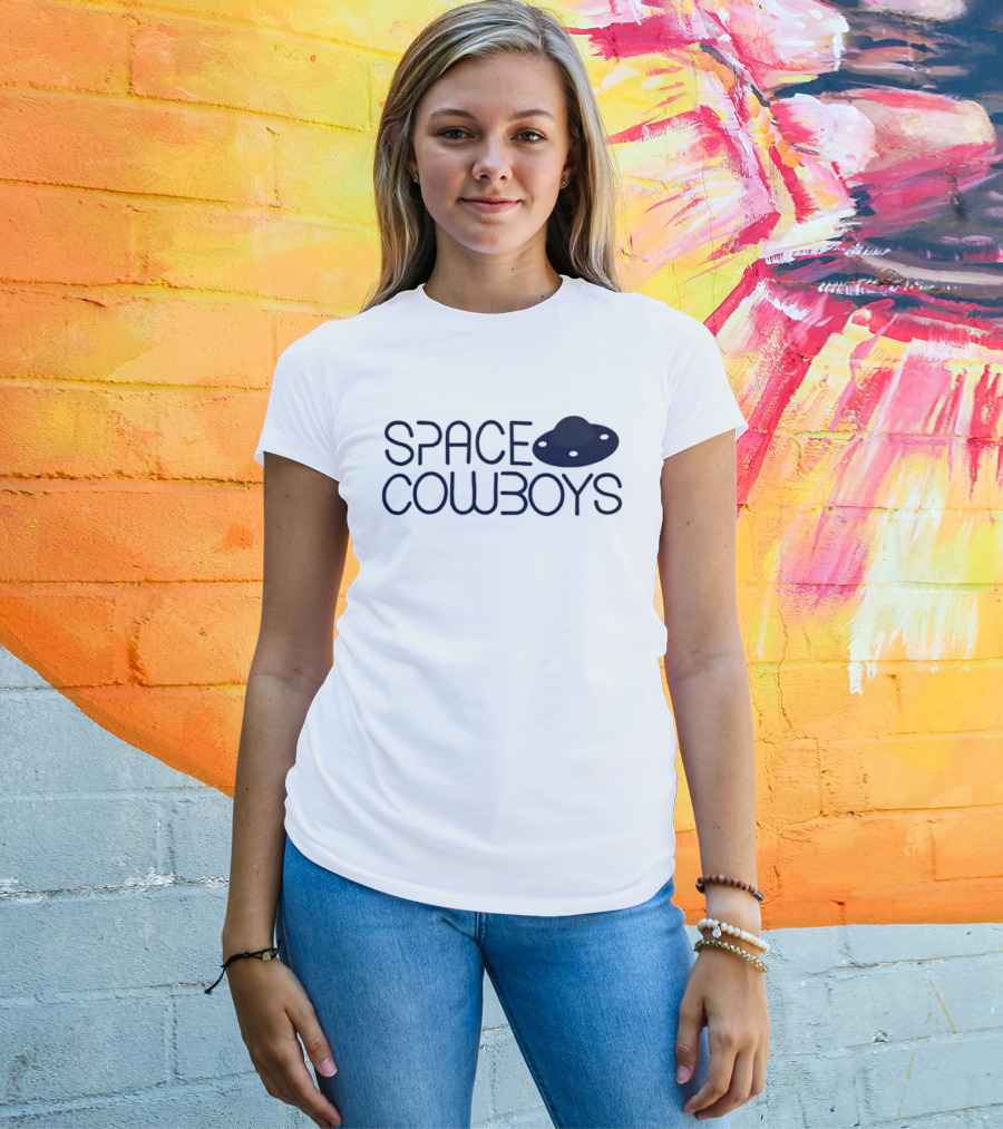 Space Cowboys UFO Sci Fi Cowboy Fusion T-Shirt