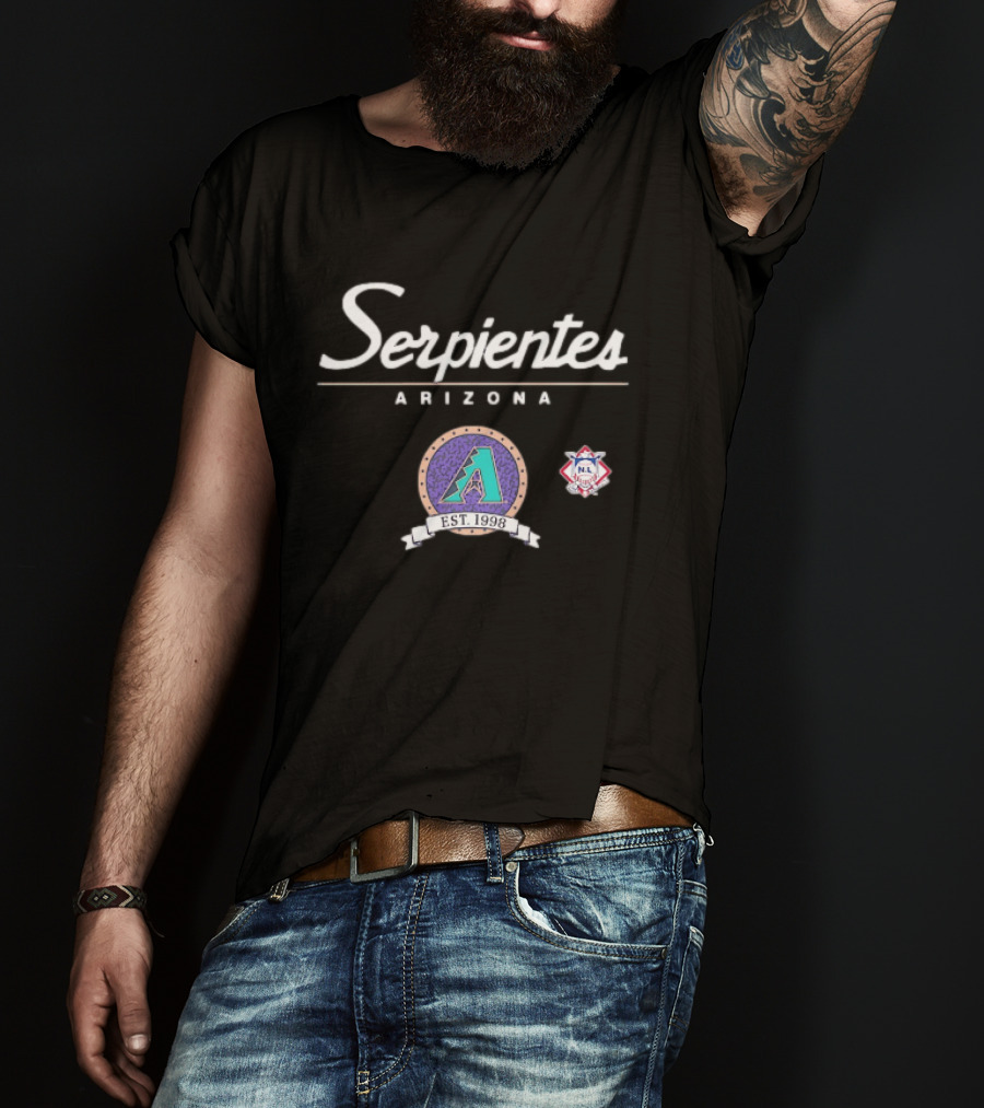Arizona Serpientes Diamondbacks Est 1998 MLB Baseball NL T-Shirt