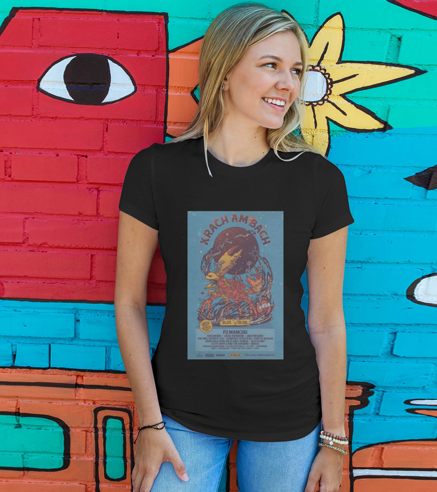 Krachambach Festival 2026 Fu Manchu Lineup And Dates T-Shirt