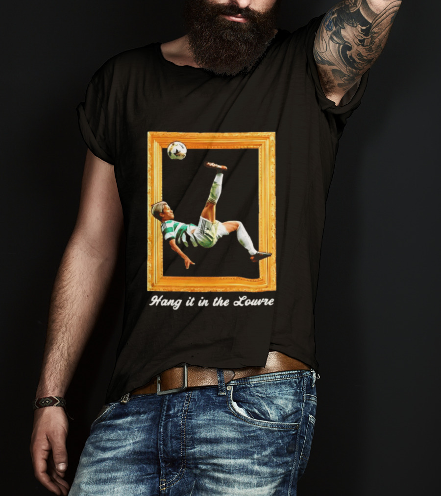 Kyogo Furuhashi Celtic FC Hang It In The Louvre Soccer Art футболка T-Shirt