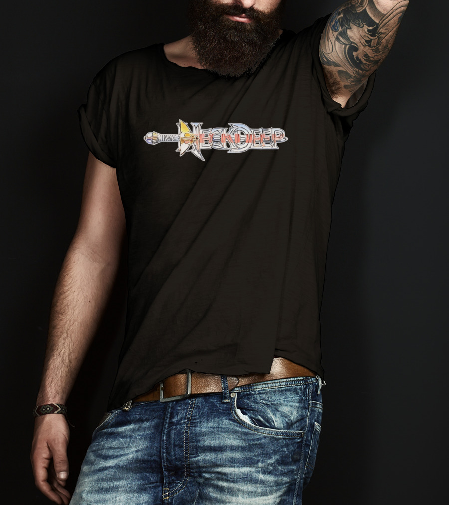 Neck Deep Sword Pop Punk Alternative Rock T-Shirt