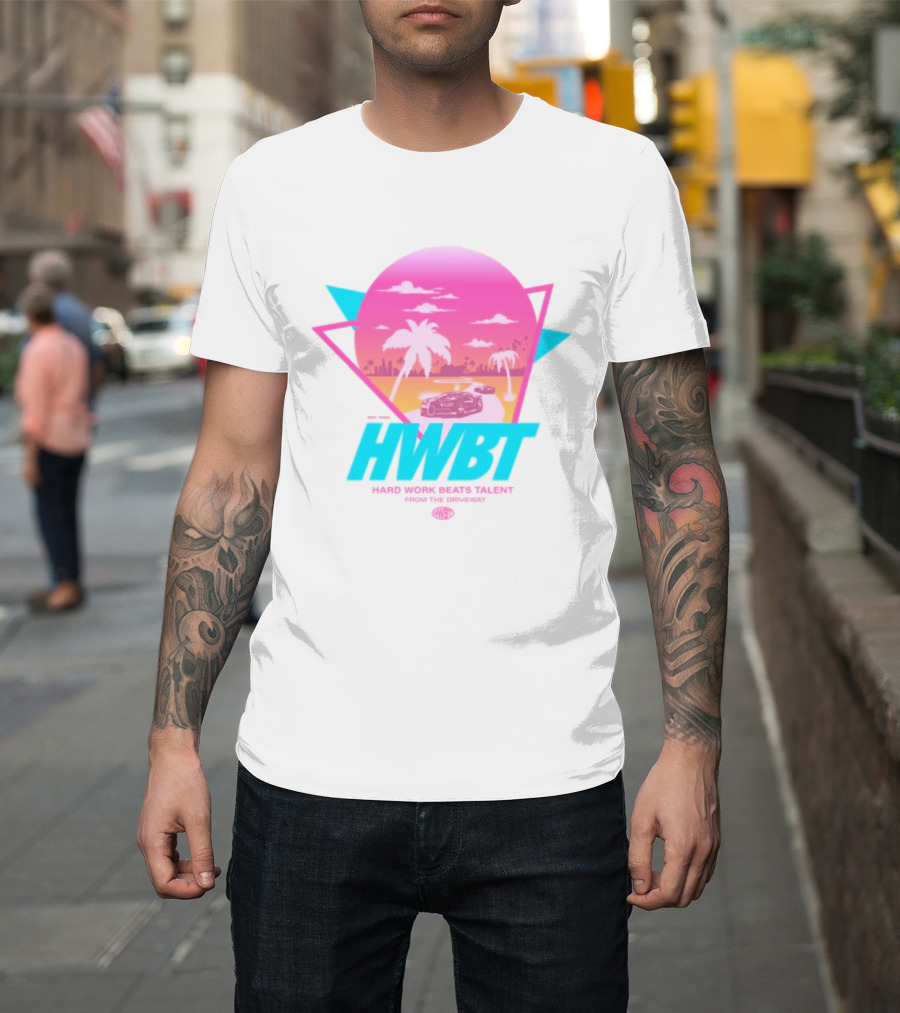 HWBT Miami Dreams Sunset Drive Neon T-Shirt