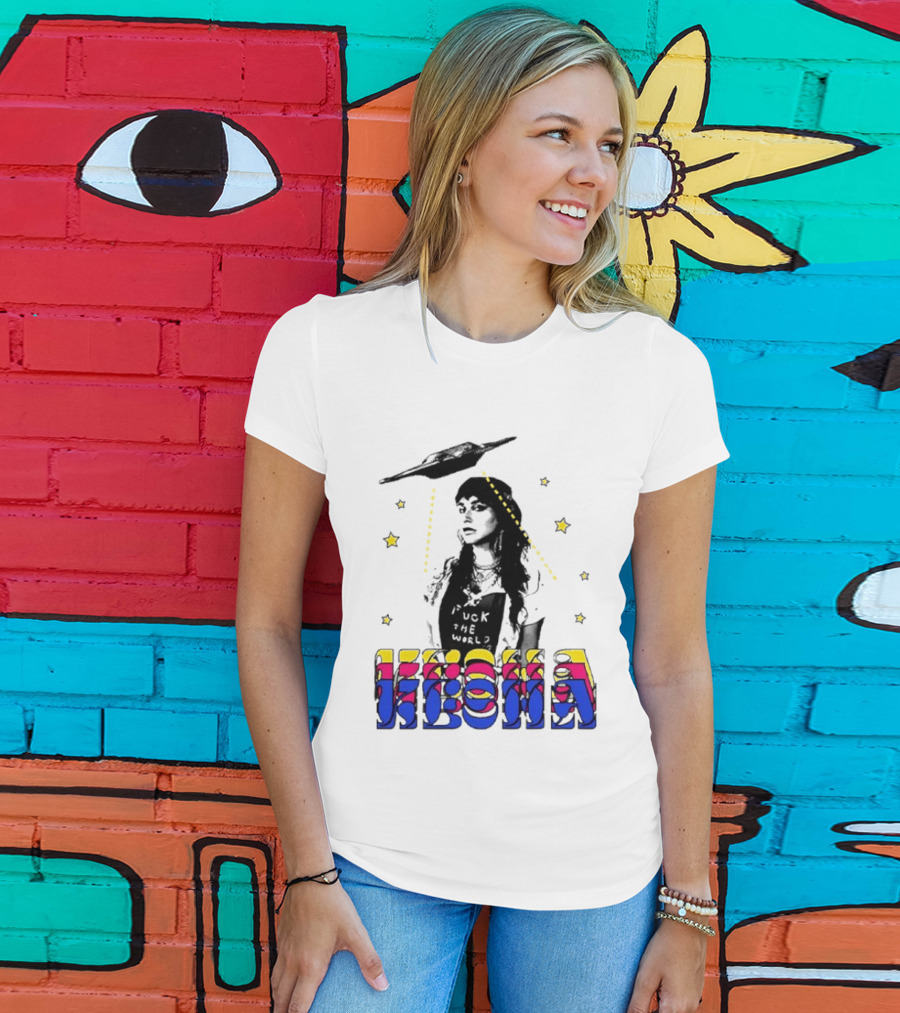 Kesha UFO Space Stars Tie Dye T-Shirt