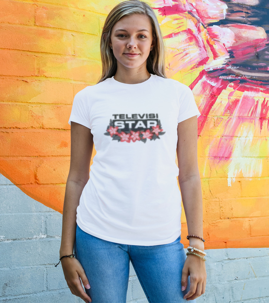 Televisi Star Island Bloom White Catalog Store T-Shirt