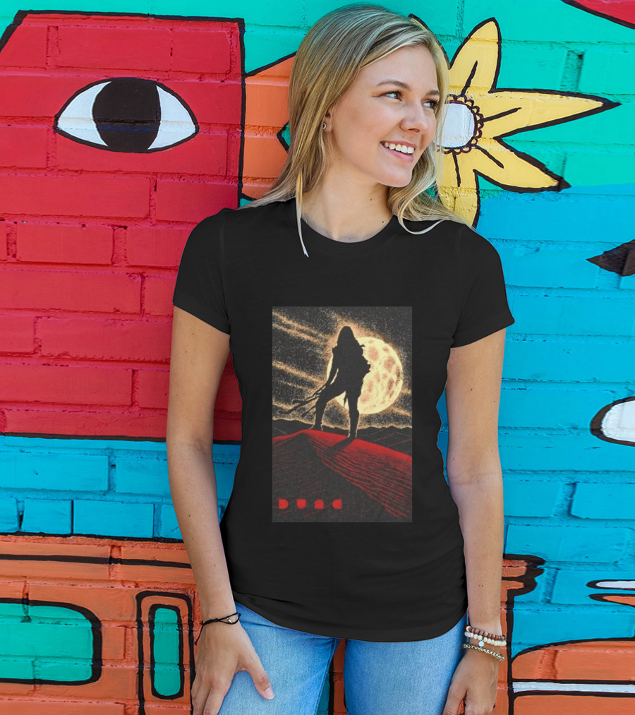 Paul Atreides Dune Arrakis Desert Moon Scene T-Shirt