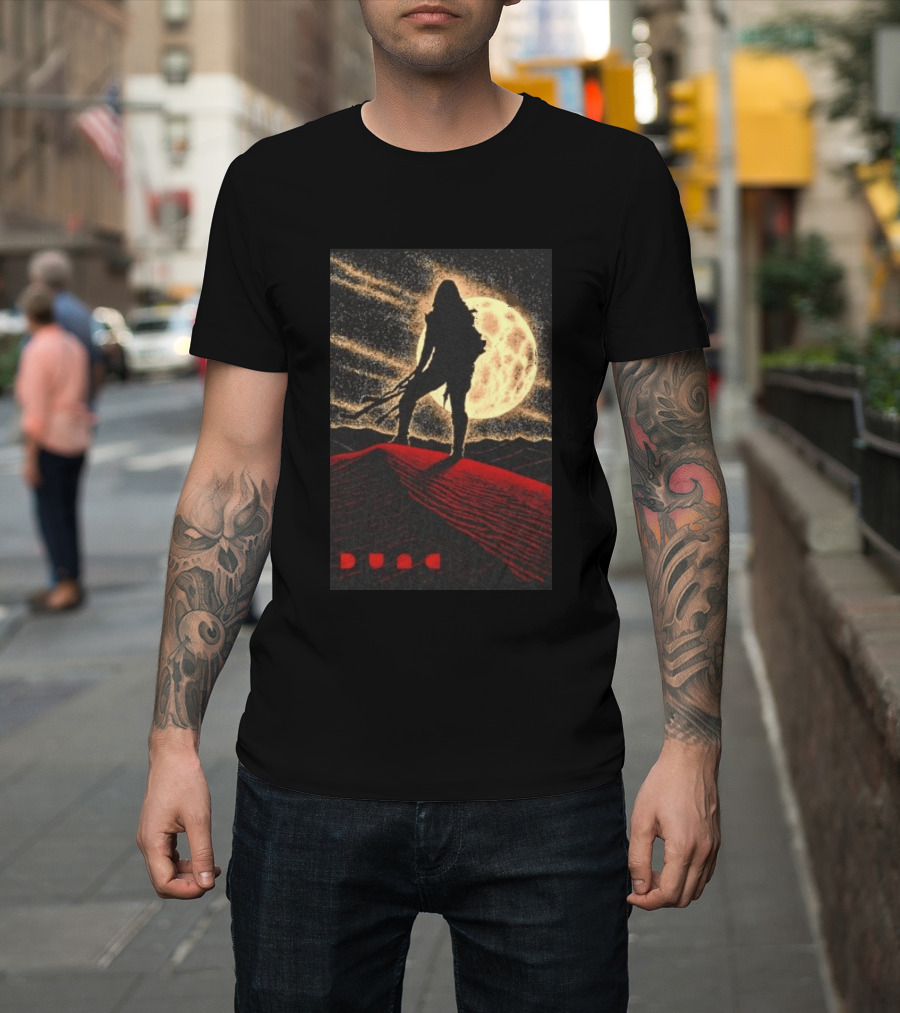 Paul Atreides Dune Arrakis Desert Moon Scene T-Shirt