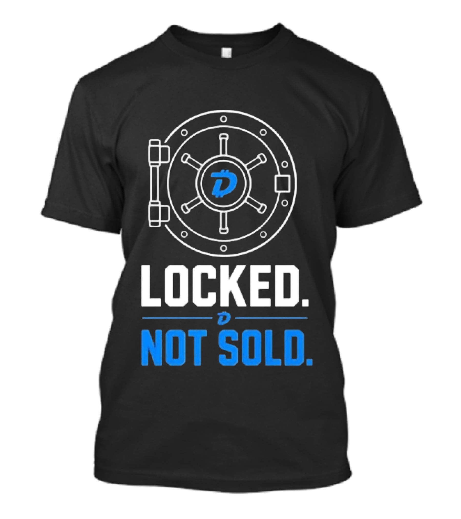 Digibyte Cryptocurrency Vault Locked Not Sold T-Shirt