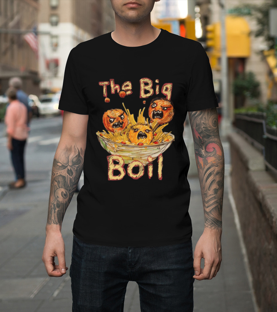 Kt8 Store Spag Heddy The Big Boil Scribble Black T-Shirt