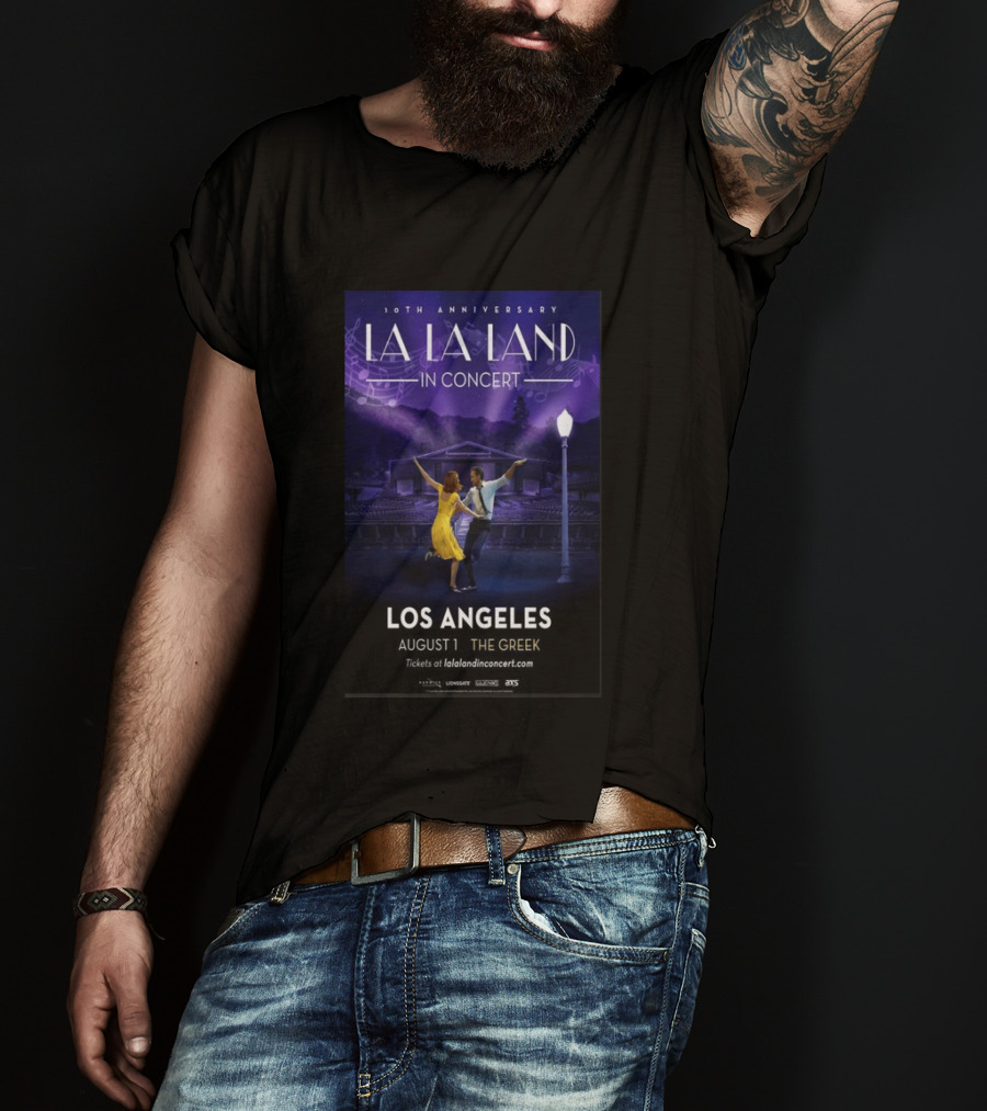 10th Anniversary La La Land In Concert Los Angeles August 1 The Greek Theatre T-Shirt