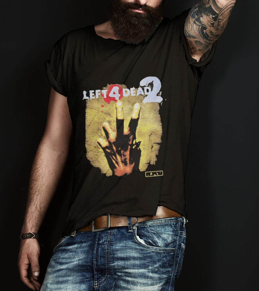 Left 4 Dead 2 Zombie Hand Valve Video Game Survival T-Shirt