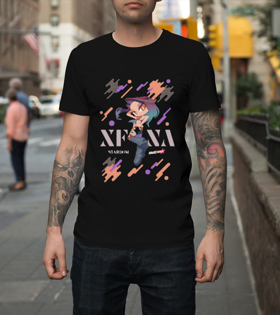 Xena Stardom Fave Star Chibi Wrestler T-Shirt