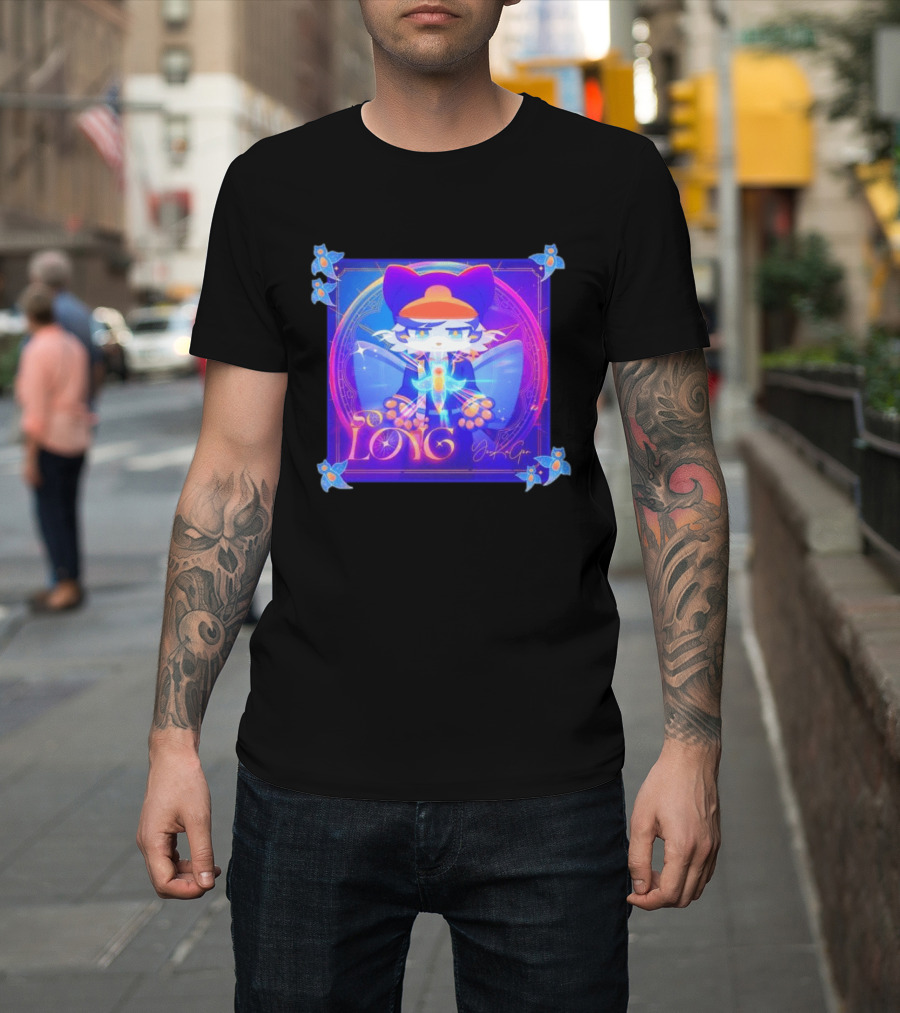 So Long YonKaGor Vibrant Anime Cat With Butterfly Aura T-Shirt