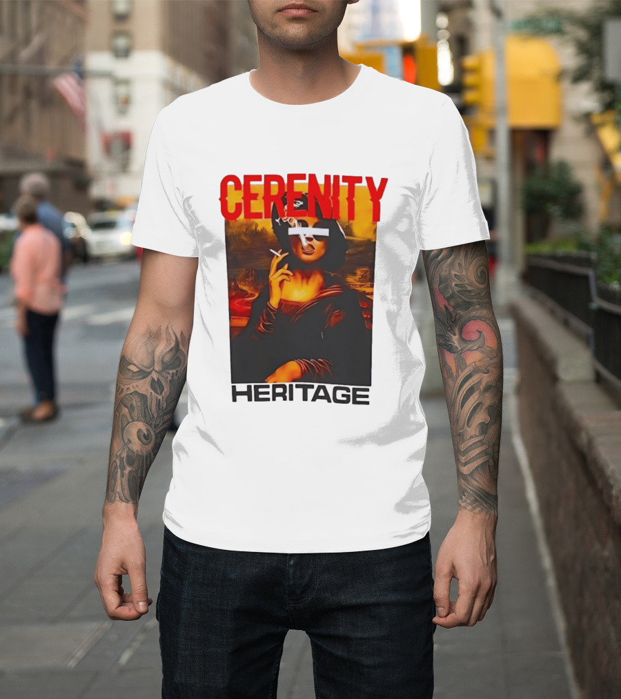 Cerenity Heritage Mona Lisa Smoking T-Shirt