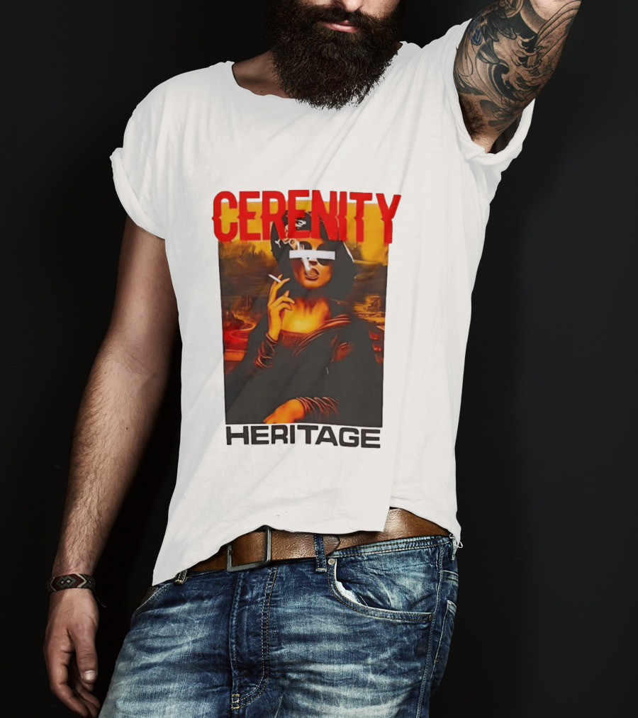 Cerenity Heritage Mona Lisa Smoking T-Shirt