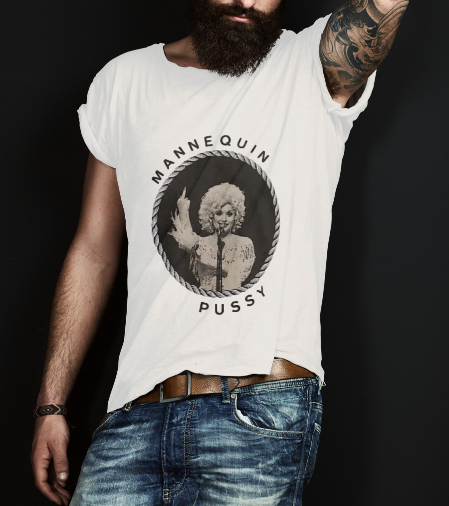 Mannequin Pussy Dolly Parton Country Music Finger T-Shirt