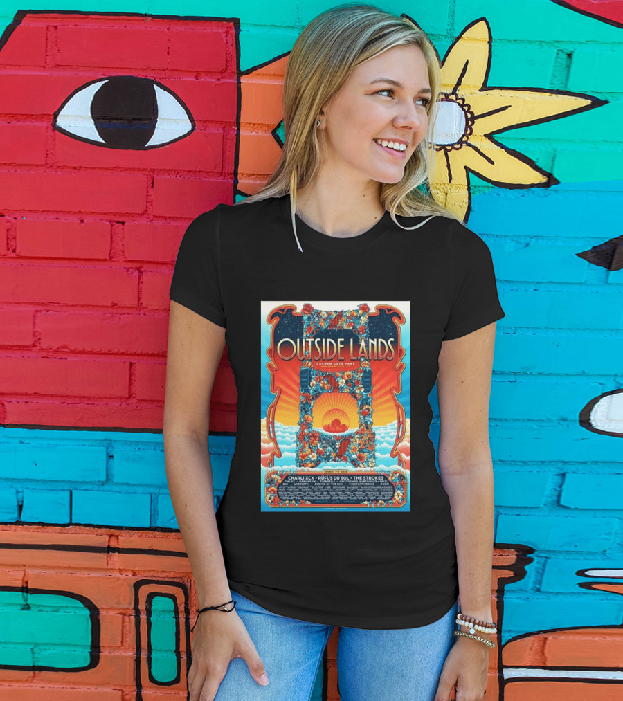 Babymetal LuckyFes'26 Quick Dry 8 Outside Lands Golden Gate Park August 11 To 13 2023 Charli XCX Rufus Du Sol The Strokes T-Shirt