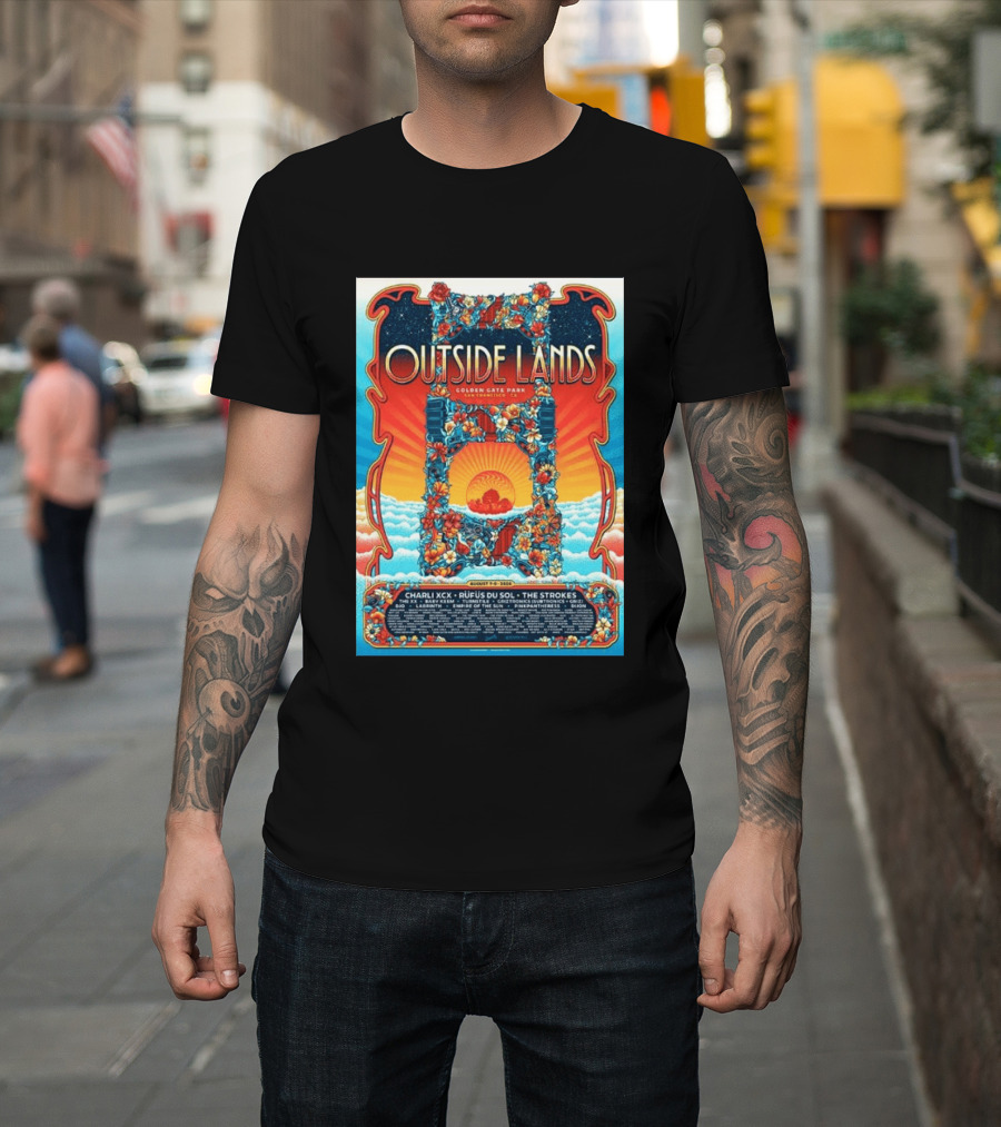 Babymetal LuckyFes'26 Quick Dry 8 Outside Lands Golden Gate Park August 11 To 13 2023 Charli XCX Rufus Du Sol The Strokes T-Shirt