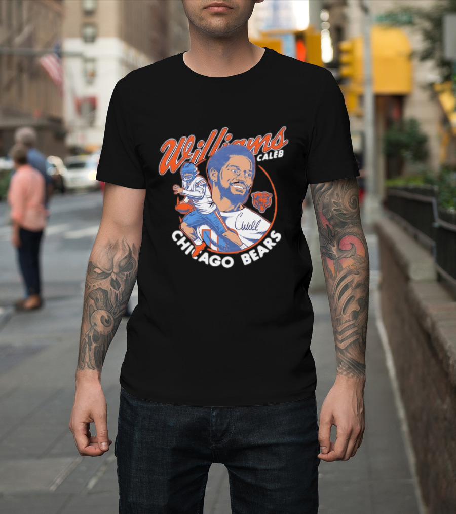 Williams Caleb Chicago Bears Football Player Bears T-Shirt