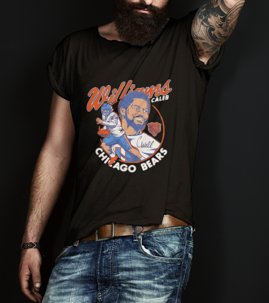 Williams Caleb Chicago Bears Football Player Bears T-Shirt