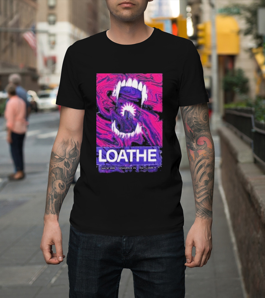 Loathe Band Live At The Fillmore Minneapolis MN August 1 2026 Concert T-Shirt