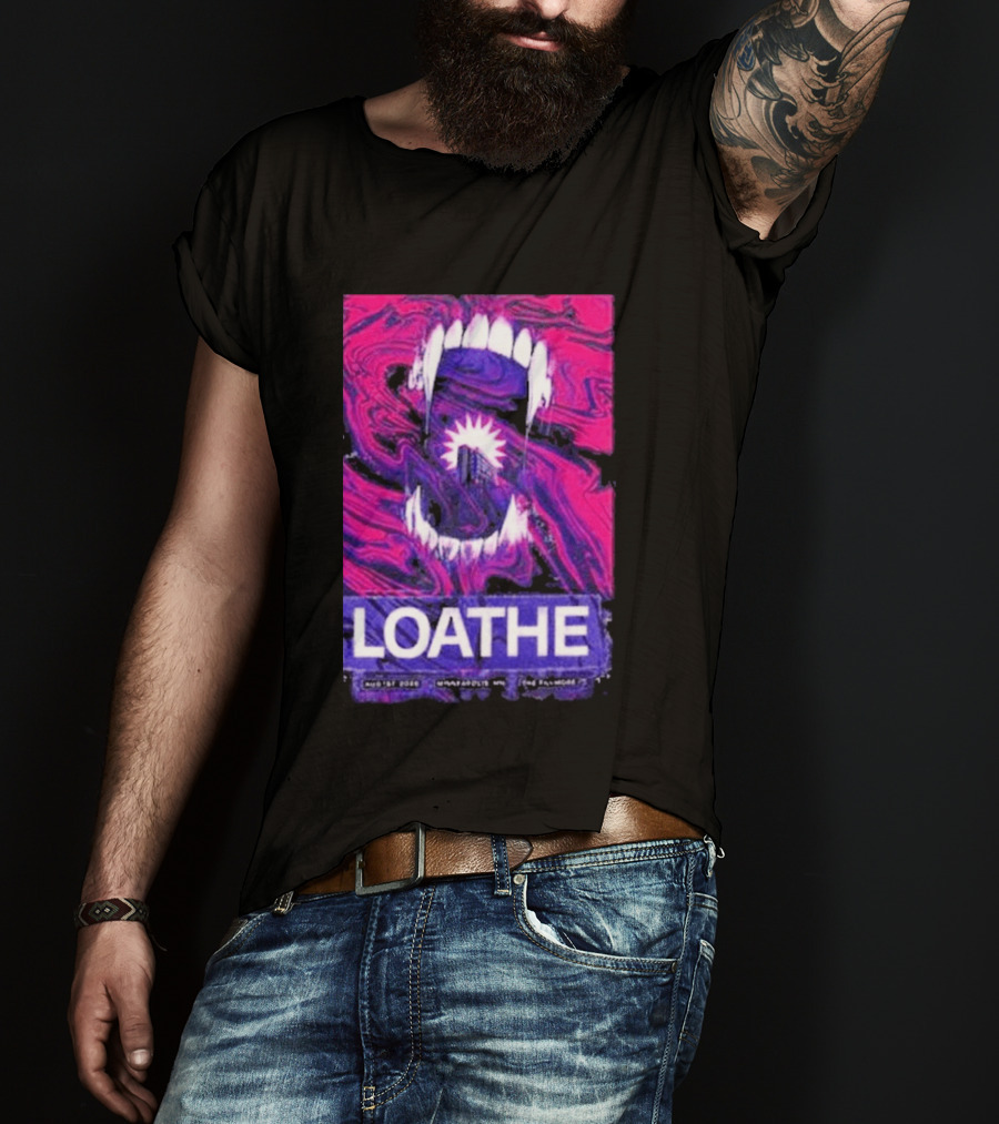 Loathe Band Live At The Fillmore Minneapolis MN August 1 2026 Concert T-Shirt