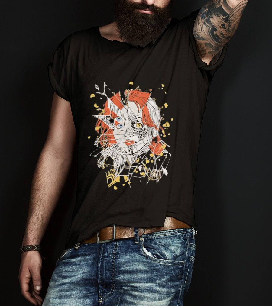 Chucky Shattered Glass Child's Play Horror T-Shirt