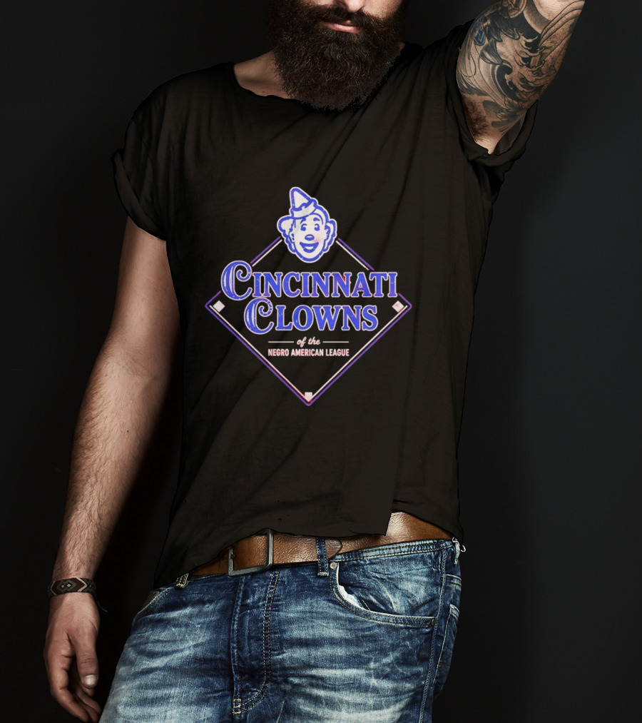 Cincinnati Clowns Negro American League Baseball Team T-Shirt