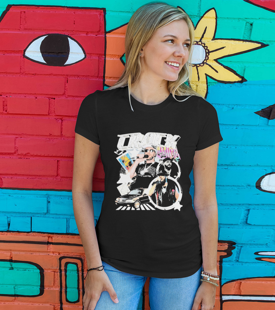 CRACK AMICO Raleigh North Carolina Hip Hop T-Shirt