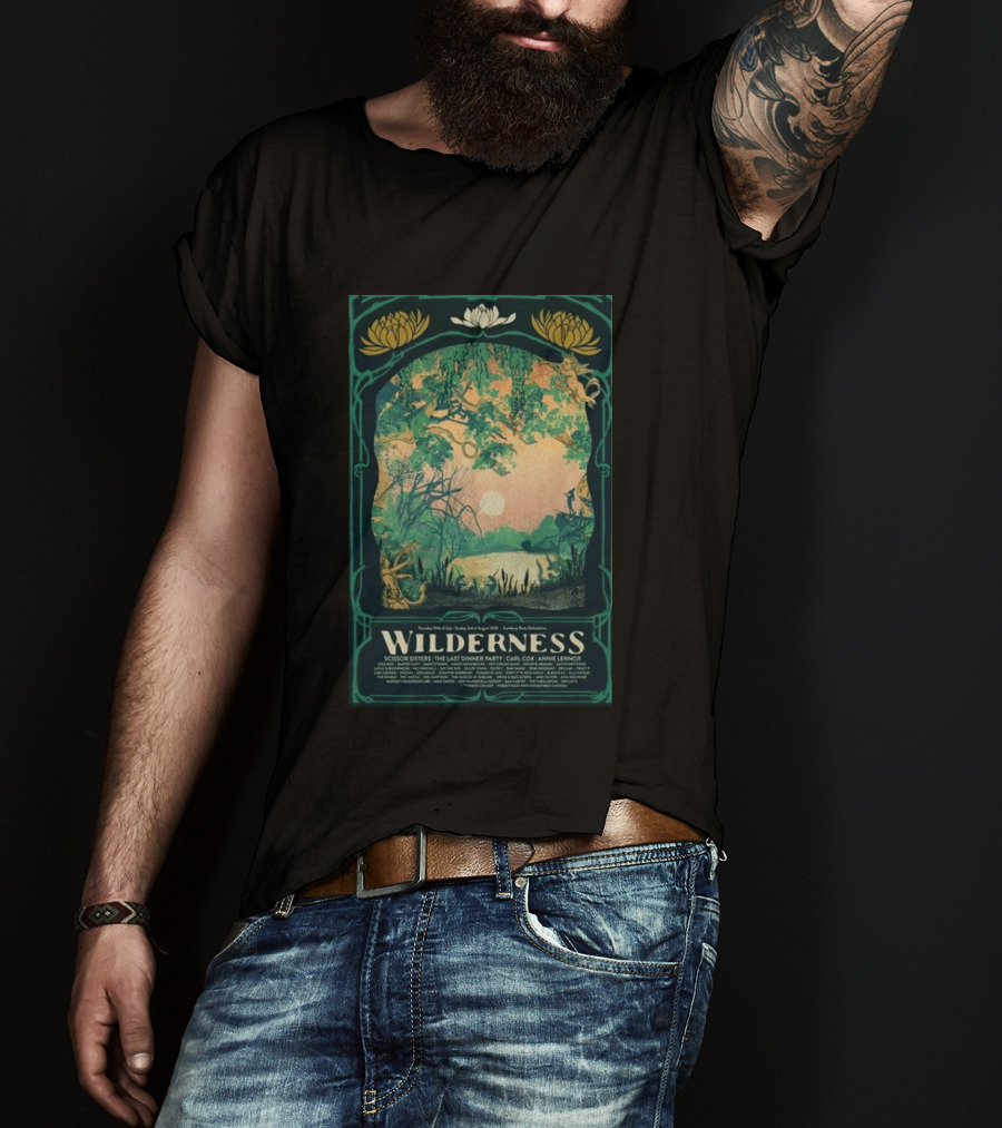 Wilderness Festival Aug 02 2026 Cornbury Park Oxfordshire Scissor Sisters The Last Dinner Party Carl Cox Annie Lennox T-Shirt
