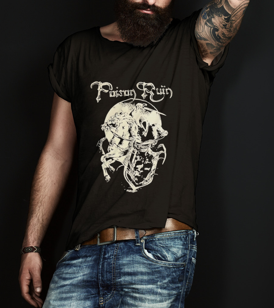 Poison Ruin Knight On Horseback Dungeon Synth Band T-Shirt