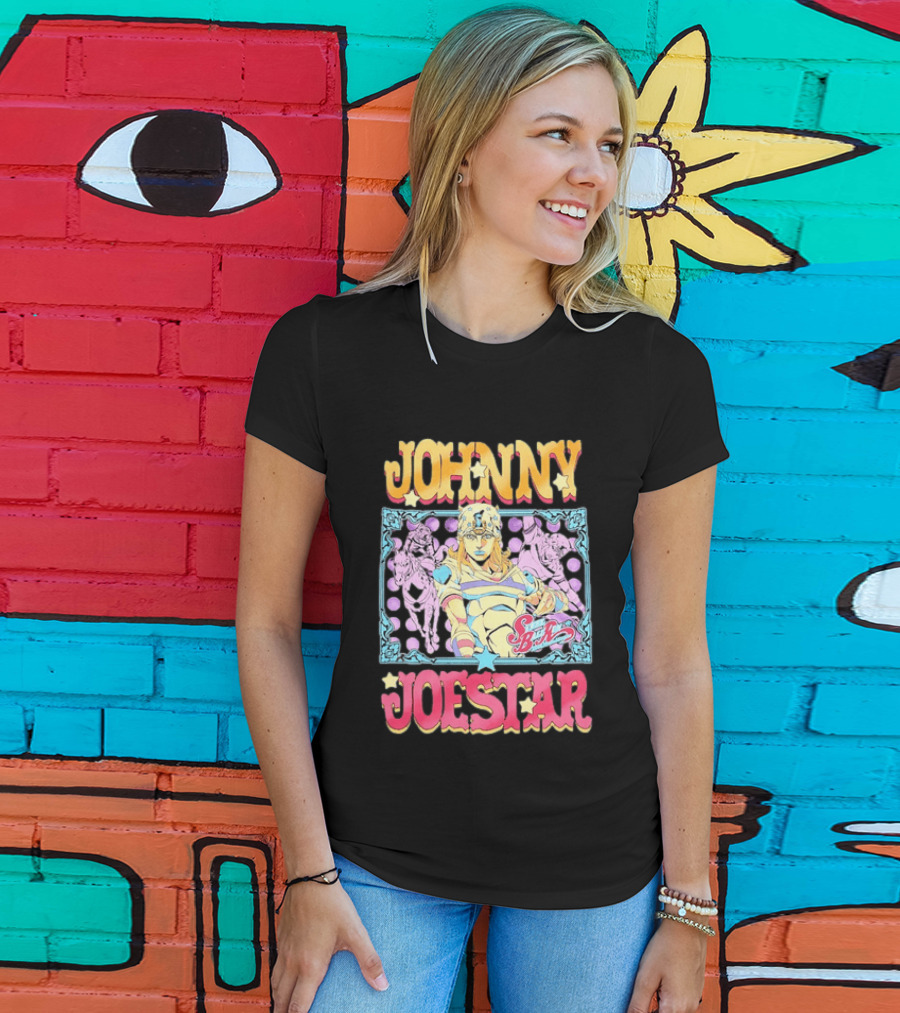 Johnny Joestar Steel Ball Run JoJo's Bizarre Adventure SBR Anime T-Shirt