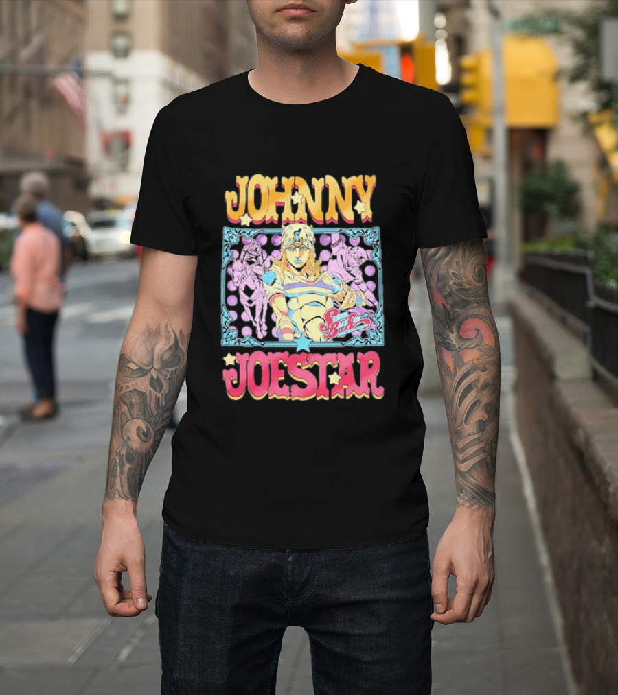 Johnny Joestar Steel Ball Run JoJo's Bizarre Adventure SBR Anime T-Shirt