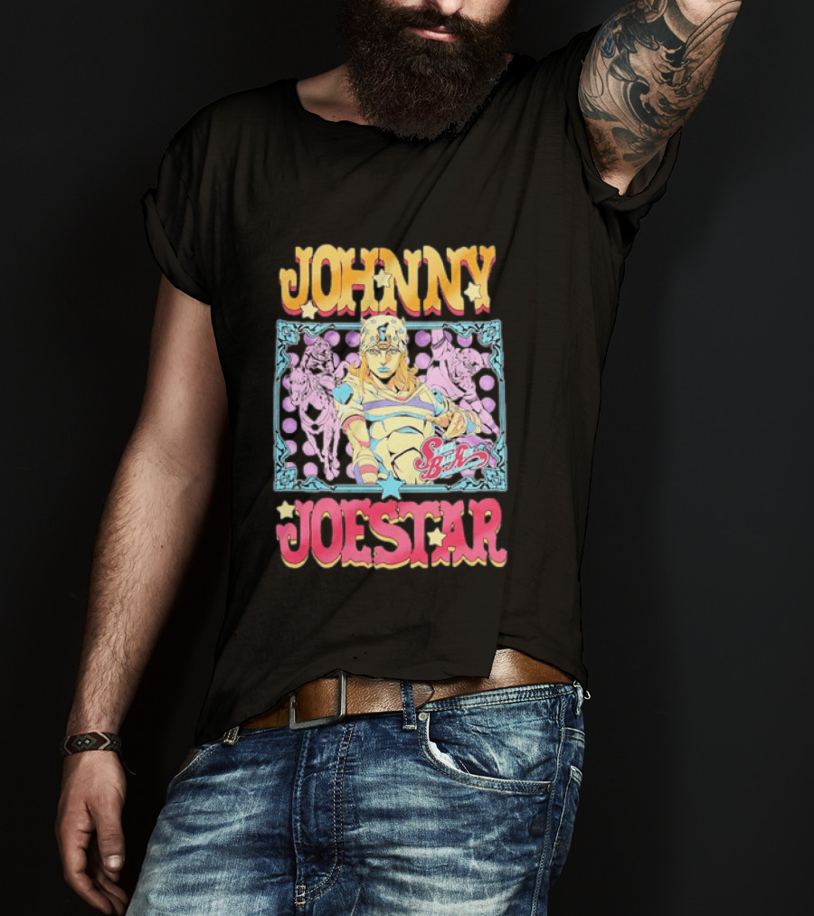 Johnny Joestar Steel Ball Run JoJo's Bizarre Adventure SBR Anime T-Shirt