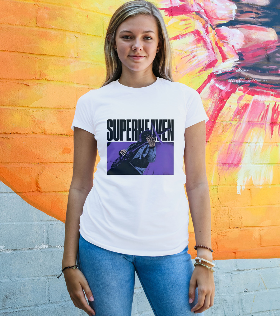 Superheaven Guitarist Performance Alternative Rock Purple Aesthetic T-Shirt