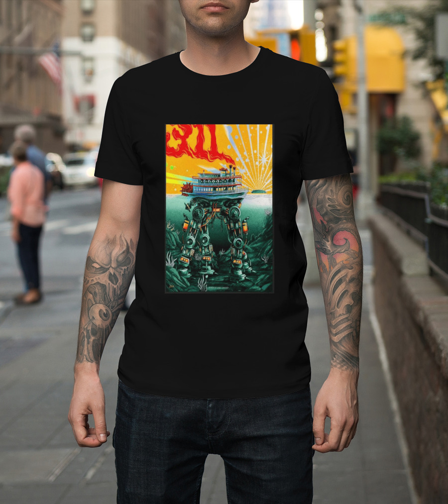 311 Kansas City MO 2026 Steamboat Robot T-Shirt